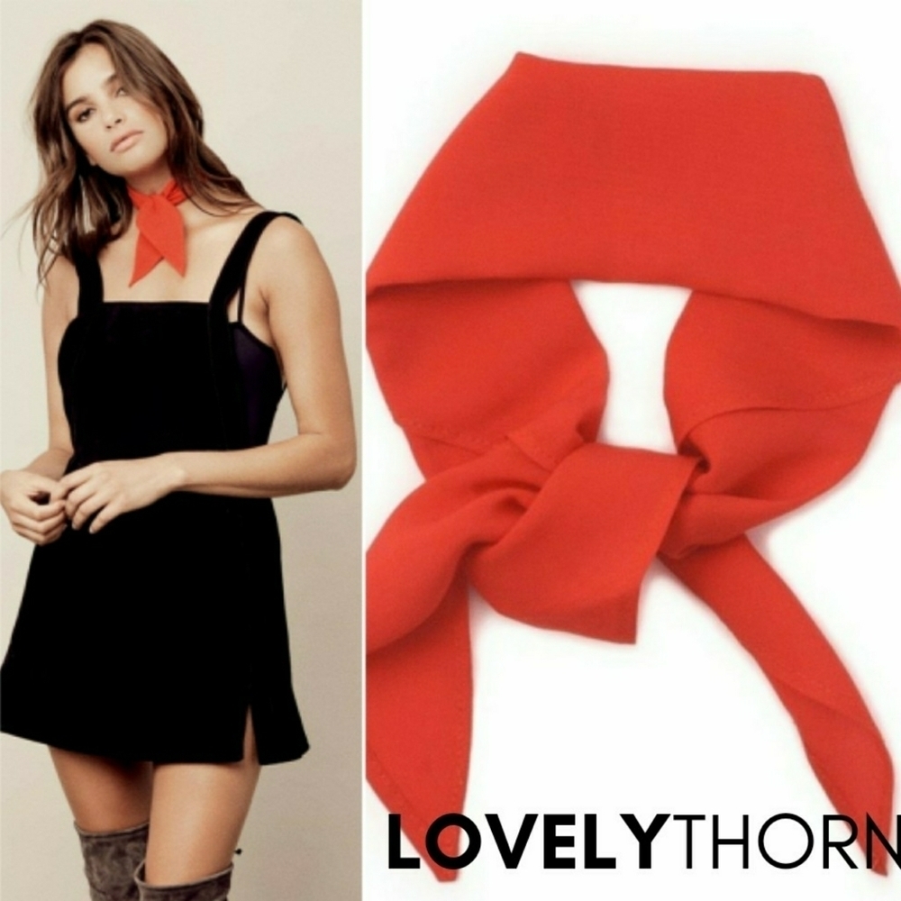 VANESSA MOONEY // ltd ed retro-chic red neck scarf